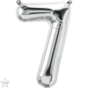Mini Shape Number 7 Silver
