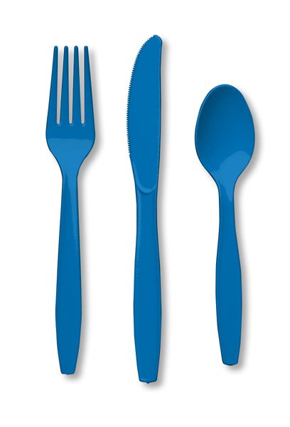 Blue Cutlery