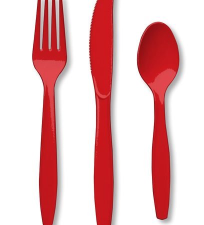 Red Cutlery