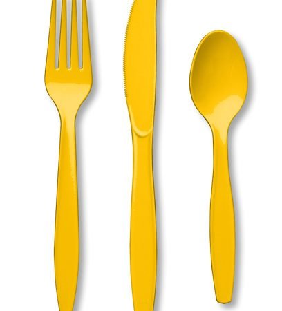 Yellow Cutlery