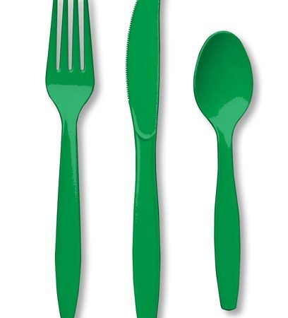 Emerald Green Cutlery