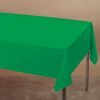 Emerald Green Plastic Tablecover Rectangle