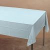 Baby Blue Plastic Tablecover Rectangle