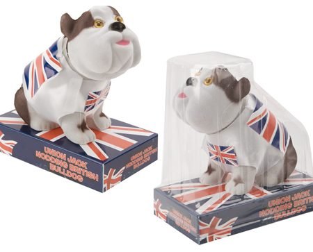 Union Jack Nodding Bulldog