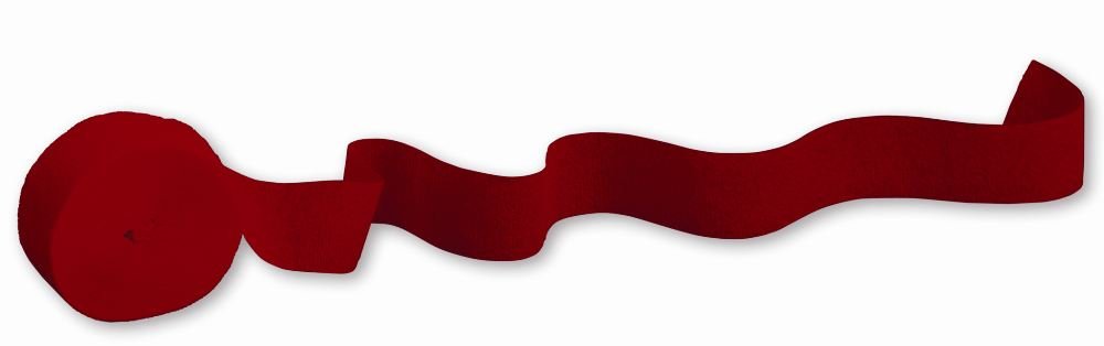 Crepe Streamers Burgundy