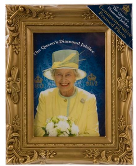 Queen's Diamond Jubilee Framed Photo