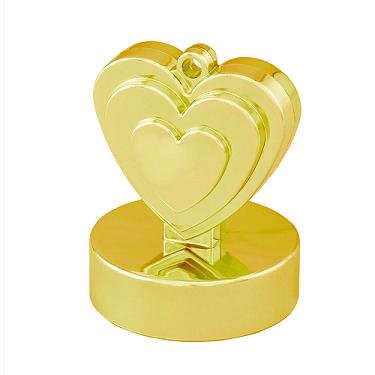 Gold Heart Shaped Weight