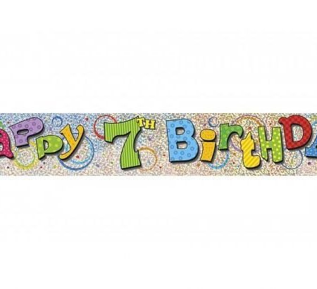 Happy 7th Birthday Banner