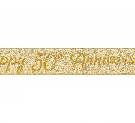 Happy 50th Anniversary Banner