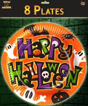 Halloween Spooky Plates