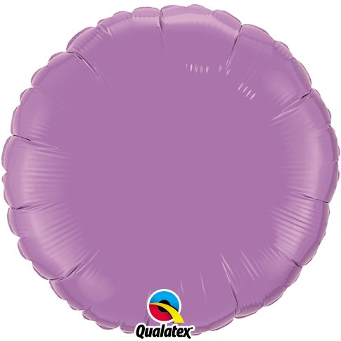 Lavender Plain Round Foil Balloon