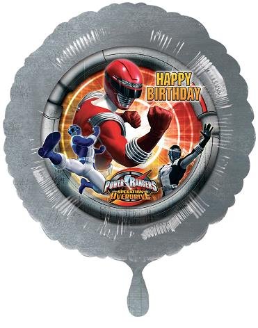 Power Ranger Happy Birthday Foil Balloon