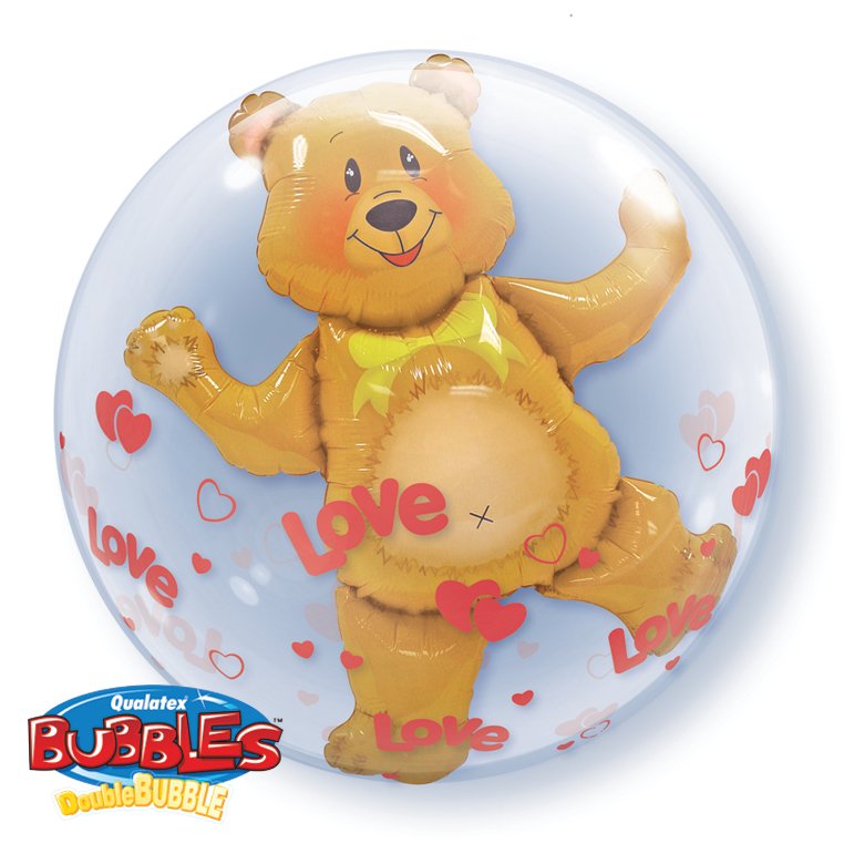 Double Bubble Love Hearts & Bear