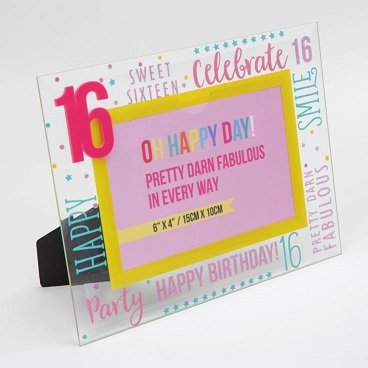 Happy 16th Birthday Pink Photo Frame