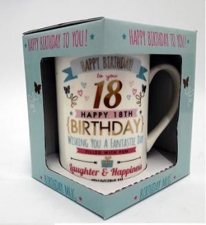 Happy 18th Birthday Ladies Mug