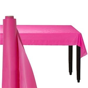 Damask Banqueting Roll Dark Pink 25Metres