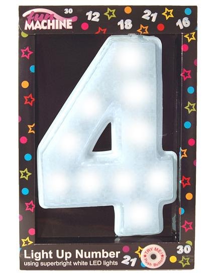 Light - Up Number 4