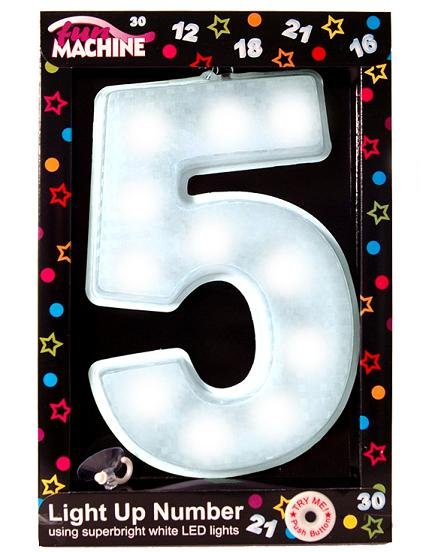 Light - Up Number 5