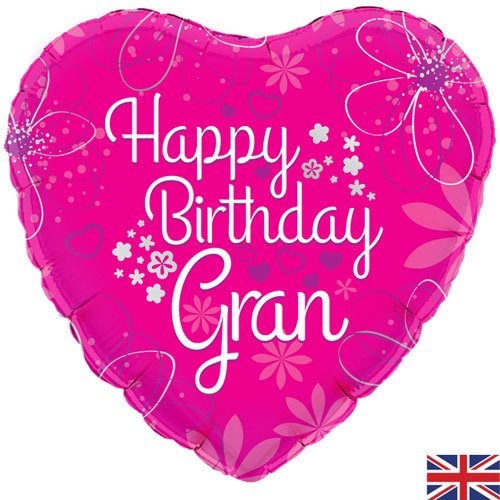 Happy Birthday Gran Foil Balloon