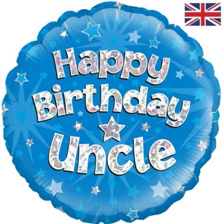 Happy Birthday Uncle Foil Balloon