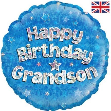 Happy Birthday Grandson Foil Balloon