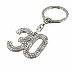 Happy 30th Birthday Keyring