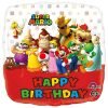 Super Mario Happy Birthday Square Foil Balloon