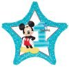 1st Birthday Mickey Mouse Star Foil Balloon