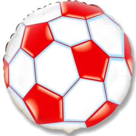 Football Red Foil Balloon