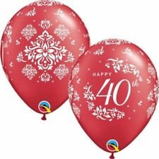 Happy 40th Anniversary Latex Balloons