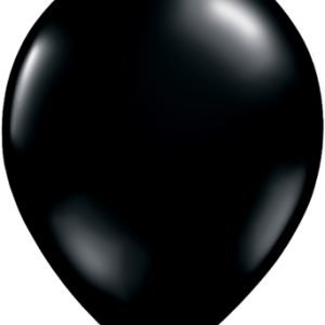 Onyx Black 5 inch Latex Balloons