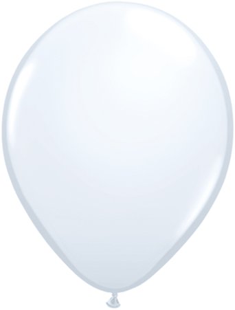 White 5 inch Latex Balloons