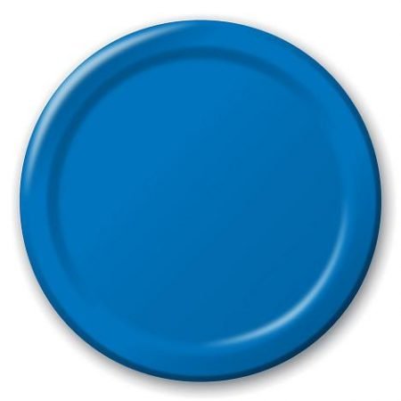 Blue Dinner Paper Plates
