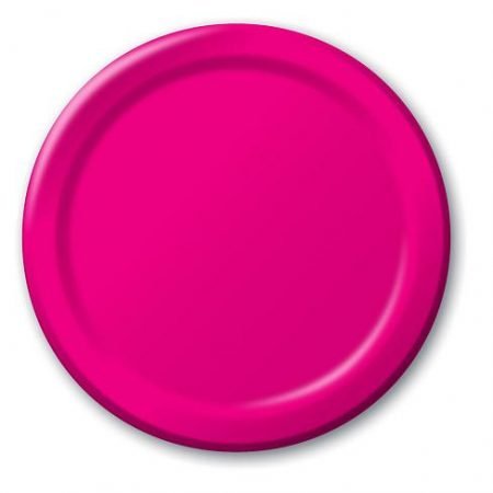 Magenta Dinner Paper Plates