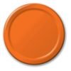 Orange Dinner Paper Plates