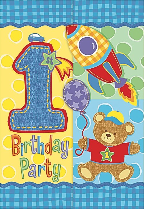 1st Boy Invites