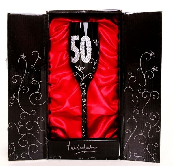 50th Birthday Champagne Flute