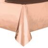 Rose Gold Foil Plastic Tablecover Rectangle