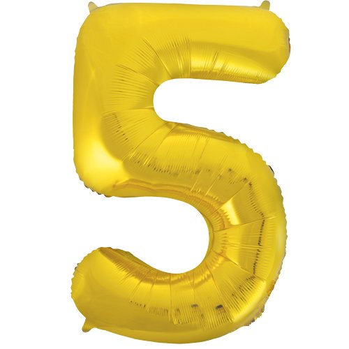 Super Shape Number 5 Gold