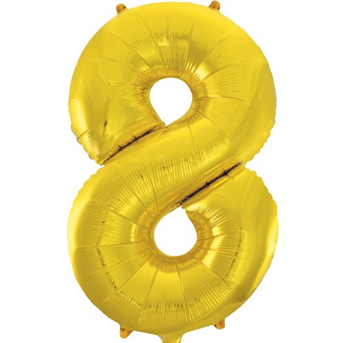 Super Shape Number 8 Gold