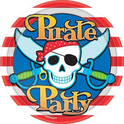 Pirate Party Plates