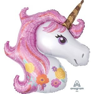 Unicorn Pink Super Shape Foil Balloon