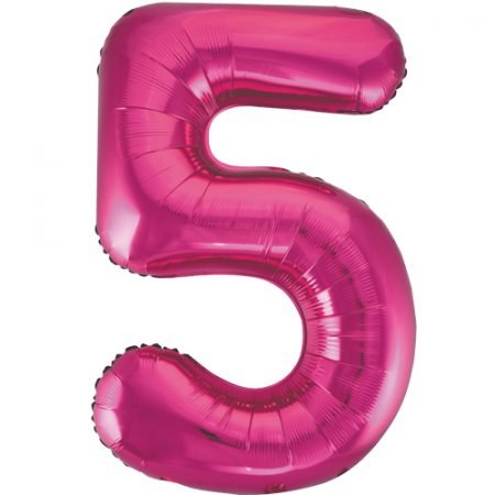 Super Shape Number 5 Magenta