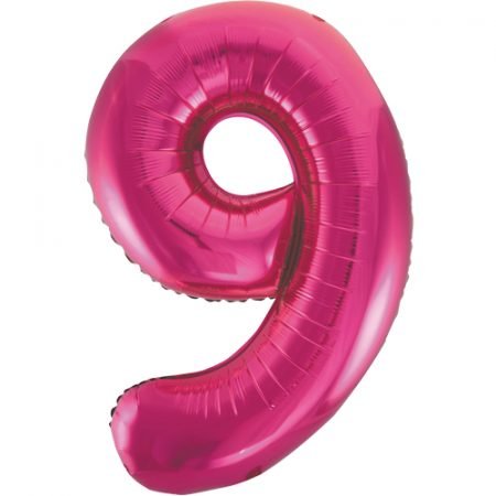 Super Shape Number 9 Magenta