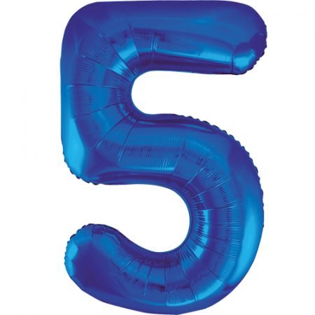 Super Shape Number 5 Blue