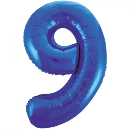 Super Shape Number 9 Blue