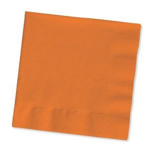 Orange Lunch Napkins