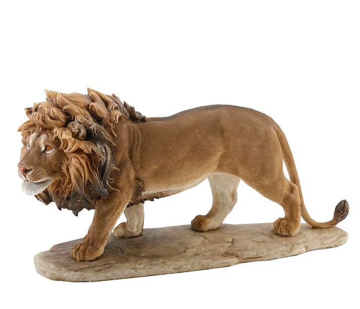 Single Standing Lion - Brown colour