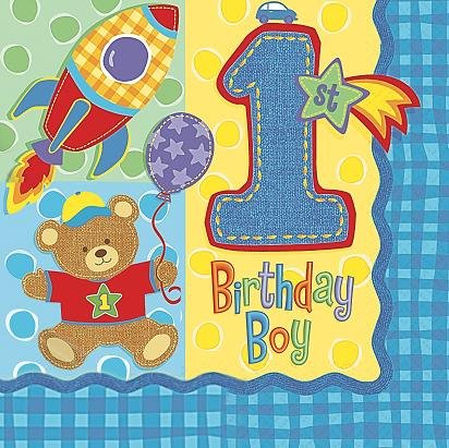 1st BoyHugs & Stitches Napkins