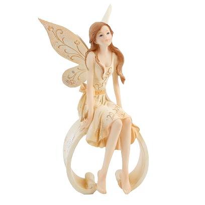 Juliana Daydream Fairy Sat on arch Peach Highlights Crystals